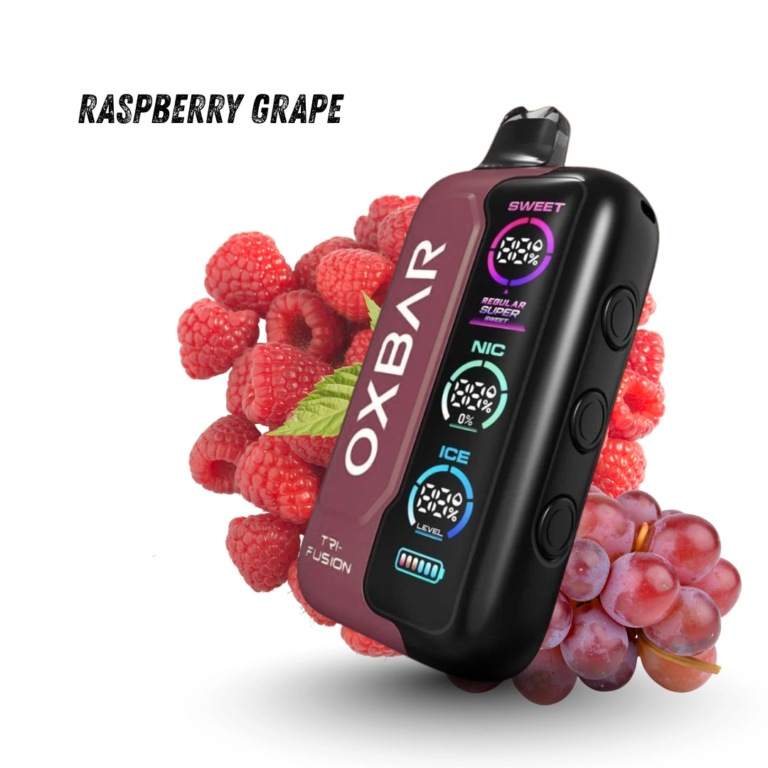 Oxbar Tri-Fusion Raspberry Grape 40000 puffs Disposable Vape
