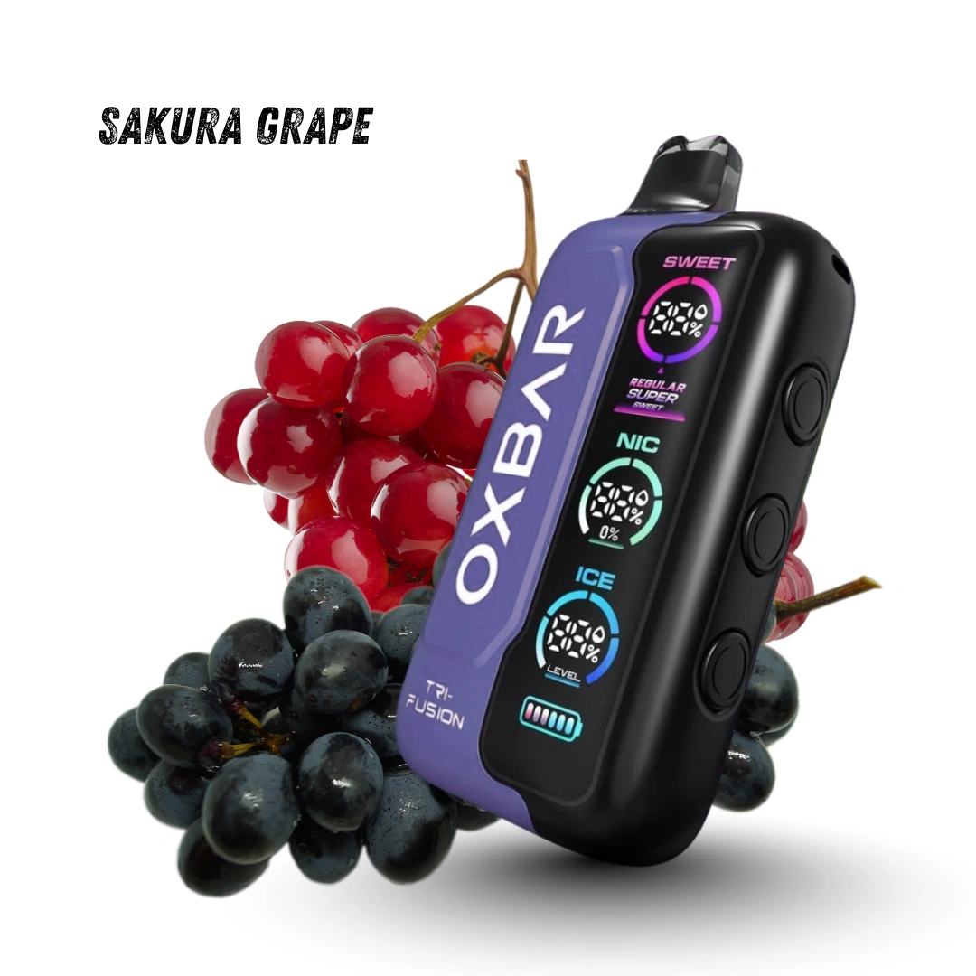 Oxbar Tri-Fusion Sakura Grape 40K Disposable Vape